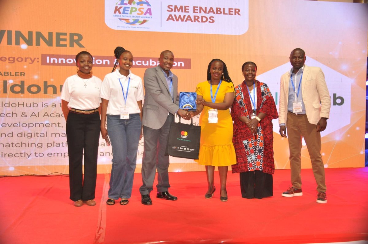 Citizen Digital-EldoHub wins KEPSA SME Innovation and Incubation Award